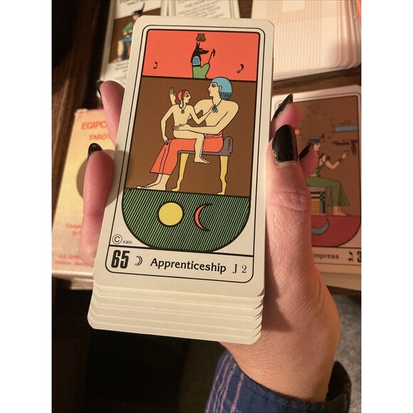 Egipcios Kier Tarot Deck Stuart R. Kaplan Complete 1984 Vintage Egyptian - Picture 12 of 12